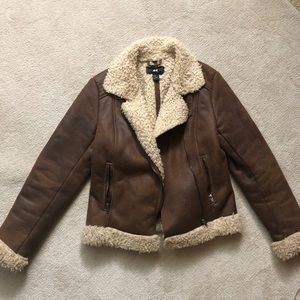 Bomber Jacket with Shearling!
